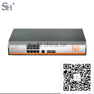 IEEE802.3 at IP Surveillance Cameras Din Rail 8 Full Gigabit Poe Switch thumbnail-5