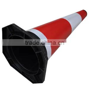 750mm Rubber Road Warning Traffic Cone thumbnail-2