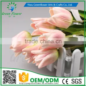 2016 Wholesale Latex 20" PU Artificial Flowers Real Touch Wedding Bridal Decor Display Flower thumbnail-1