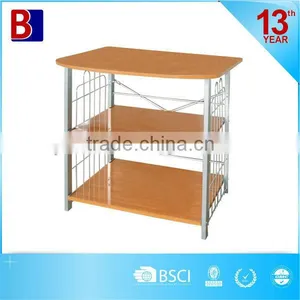3 Tiers Modern Metal TV Stand thumbnail-1