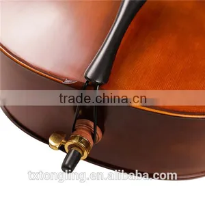 OEM Solid Wood Top Material And Electric Material Ebony Wood Fingerboard Cello TL013-1 thumbnail-3