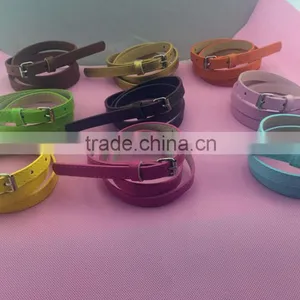 Hot Summer Korean Version of the Small Steel Buckle Belt Women's Thin Belt Wild Decorative Thread thumbnail-3