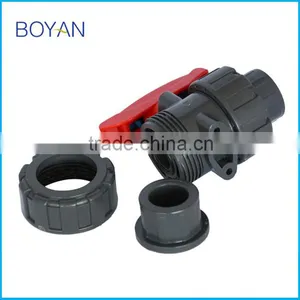 Chinese Supplier Plastic True Union Ball Valve For Irrigation Gray PVC Ball Valve thumbnail-5