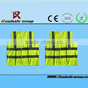 High Visibility Yellow Warning Vest thumbnail-2