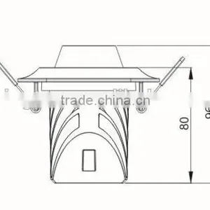 Square Shape Modern Led Ceiling Spot Light 10W/12W/15W thumbnail-5