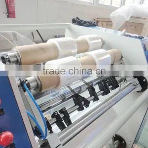 Stretch Film Slitting and Rewinding Machine thumbnail-1