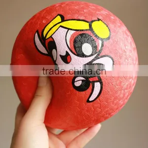 Designer New Products 8" Rubber Playground Ball thumbnail-4
