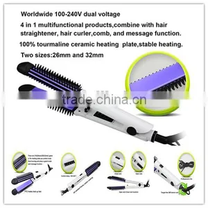 L-700 Hair Curler and Hair Straightening Brush With Massage Function thumbnail-1