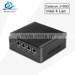 Firewall 4 Lan Intel J1900 Nano Computer Mini-itx Motherboard for 4 Lan Fanless Mini pc for Server thumbnail-1