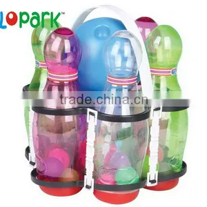 Bowling, Kids Toy Leisure Wooden Bowling Ball Equipment thumbnail-1