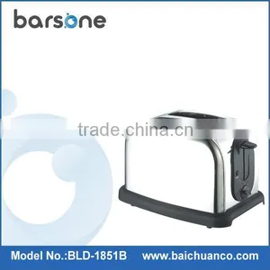 CE/GS/ROHS/LFGB Approval 2 Slice Electric Toaster Stainless Steel 2 Slice Logo Toaster thumbnail-1