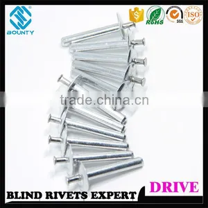 ALUMINUM CSK HEAD HAMMER DRIVE IN RIVETS thumbnail-1