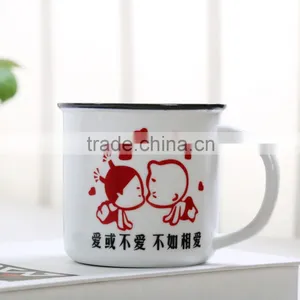 Direct Manufacture Printed Imitation Enamel Mugs thumbnail-3