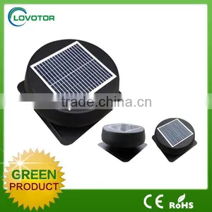 Solar Driven Smoke Removing Air Exhaust Fan Roof Mounted With Battery thumbnail-4