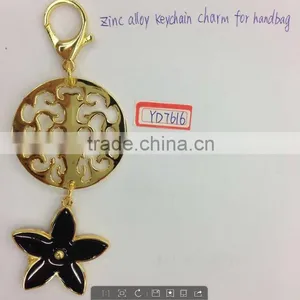 Zinc Alloy Metal Keychain Charm for Handbag thumbnail-1