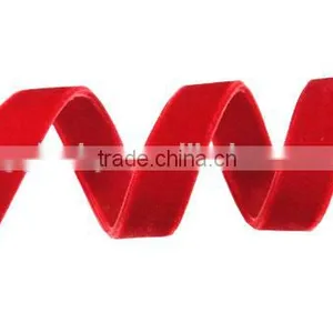 Decorative Single/Double Face Make Bow Printed Velvet Ribbon thumbnail-1