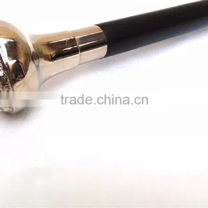 Designer Brass Walking Stick/Antique Beautiful Walking Stick/Black Wood Walking Stick Wk1118 thumbnail-3
