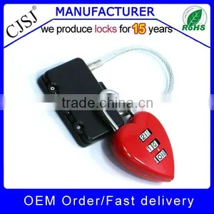 High Security Colorful Digital Combination Cable Lock thumbnail-3