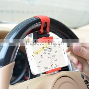 Universal Car Steering Wheel Holder Bracket For IPhone5s Samsung Galaxy S4 S3 Nokia HTC Mobile Phone Car Stand Stent thumbnail-6