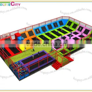 Cheap Indoor and Outdoor Large Size Trampoline Park/ Professional Trampoline Park For Sale thumbnail-1