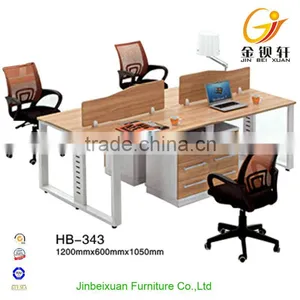 Office Furniture Small Wooden Office Working Desk Computer Partition thumbnail-3
