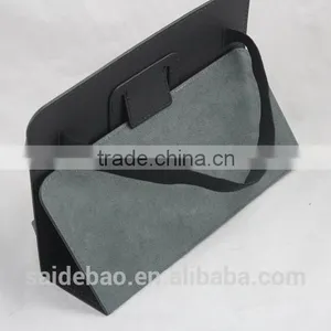 Customised Gery Leather Pad Cover /PU Leather Pad Case / Mobile Phone Bags thumbnail-3