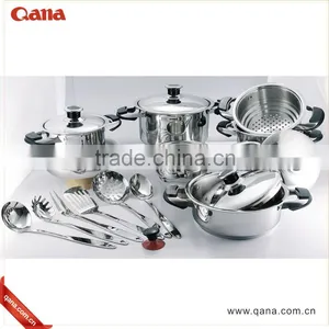 16pcs Swiss Line Stainless Steel Cookware/cooking Sets Wih Low Price thumbnail-1