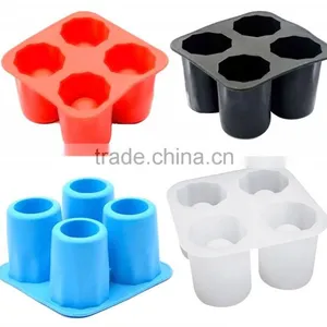 Hot Sell Shot Glass Shaped Silicone Ice Mold thumbnail-4