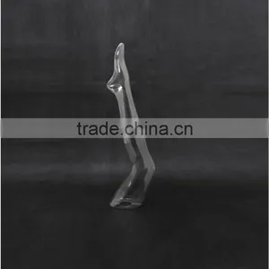 Top PC Transparent Leg Plastic Female Leg Mannequin thumbnail-5