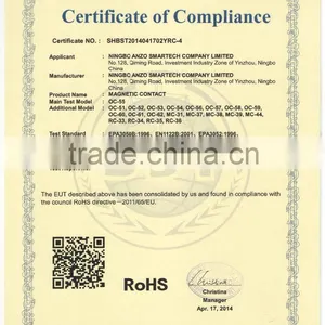 TOLION MS-51 Magnetic Reed Switch Sensor With CE,RoHS Cetificates With Nd-Fe-B Permanent Magnet thumbnail-4