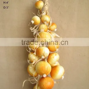 2015 High Quality Harvest Artificial Onion String Decoration Artificial Vegatabgles String thumbnail-1