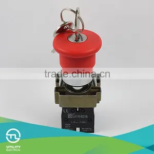 Key Emergency Turn Button, Copper or Silver Contact thumbnail-1