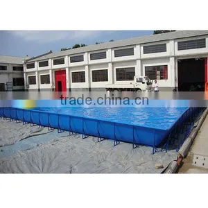 1.32M Height 0.9mm Netted PVC Tarpaulin Inflatable Swimming Pool thumbnail-5