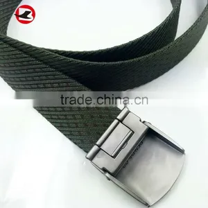 Green Nylon Army Belts With Good Quality Fabric Webbing Belt thumbnail-2