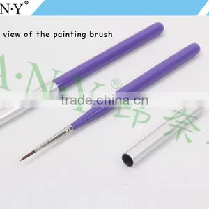 ANY Nail Art Beauty Design Wood Handle Nylon Hair Decorative Nail Brush Gel Painting thumbnail-2