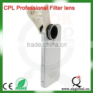 Fashion Clip Polariscope Lens Universal CPL Professional Filter HD Photo Camera for All Cellphone thumbnail-3
