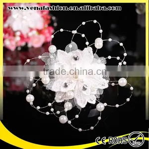 White Flower Ladies Fancy Elite Hair Clips for Haidresser thumbnail-6