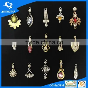 Underwear Jewelry Metal Pendants With Rhinestone Charms 4967# thumbnail-2