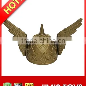Blushed Gold Plastic Viking Hat With Angel Wings Parties & Carnivals & Christmas Plays thumbnail-4