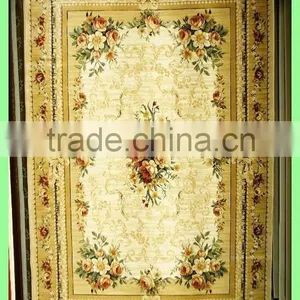 Floral Red Wilton PP Hotel Rooms Carpet Designs With High Quality thumbnail-3