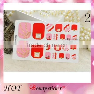 2016 Newest Colorful Nail Wraps Nail Art Sticker Toe Nail Sticker thumbnail-4