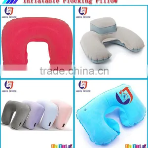 New Soft Cheap Folding Inflatable Travel Pillow With Speaker thumbnail-1