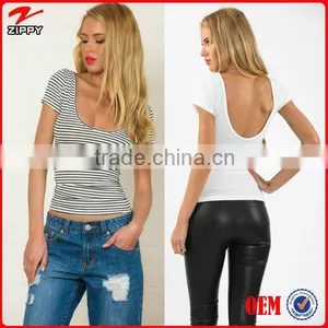 2014 New Arrival Beauty Women Casual T Shirt Design Tshirt Bulk Buy From China thumbnail-1
