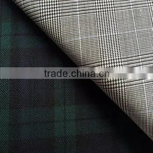 45% Wool 55% Polyester Checked Fabric for School Uniform thumbnail-4