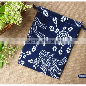 High Quality Calico Drawstring Bag Wholesale thumbnail-4