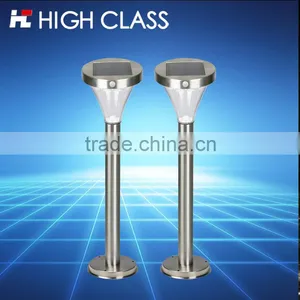 Outdoor Waterproof Stainless Steel PMMA Garden Lamp Sensor LED Solar Lawn Light thumbnail-3