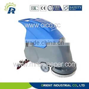 Housekeeping Equipment High Efficient Hand Push Battery Use Floor Scrubber With Germany Technology Imported thumbnail-1