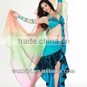2014 Belly Dance Mermaid Dresses, Belly Dance Wear for Girl Arabic Carnival Stage Performance Wear China Wuchieal QC2072 Quality Choice thumbnail-1