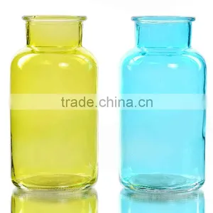 Essential Frosted Color Glass Vase thumbnail-1