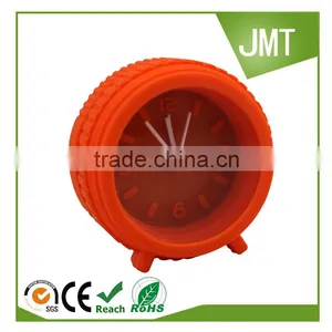 Unique Design Small Tyre Shape Silicone Alarm Clock thumbnail-2
